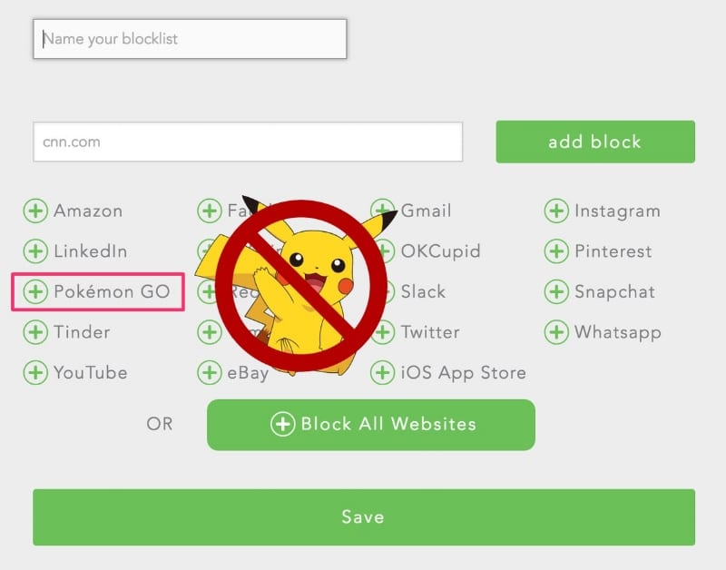 How to block PokemonGo