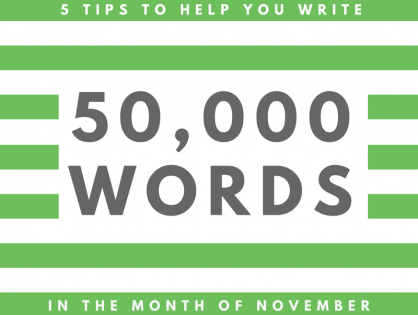 5 NanoWriMo Tips to Help You Write 50,000 Words in November