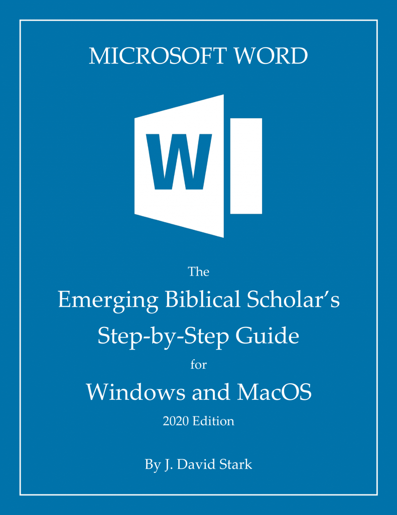 the emerging biblical scholar's step-by-step guide j. david stark