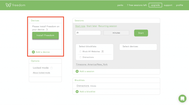 Install Freedom on your devices